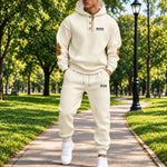 Textured Hooded Tracksuit