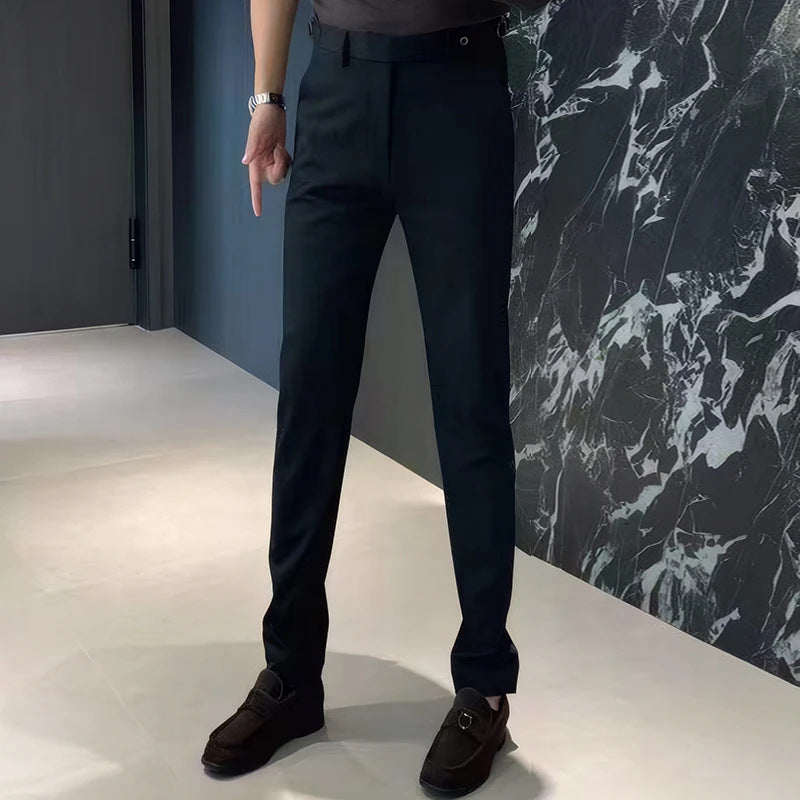 🔥50% OFF🔥 Men's Stretch Suit Trousers, Wrinkle-Resistant, All-Day Comfort