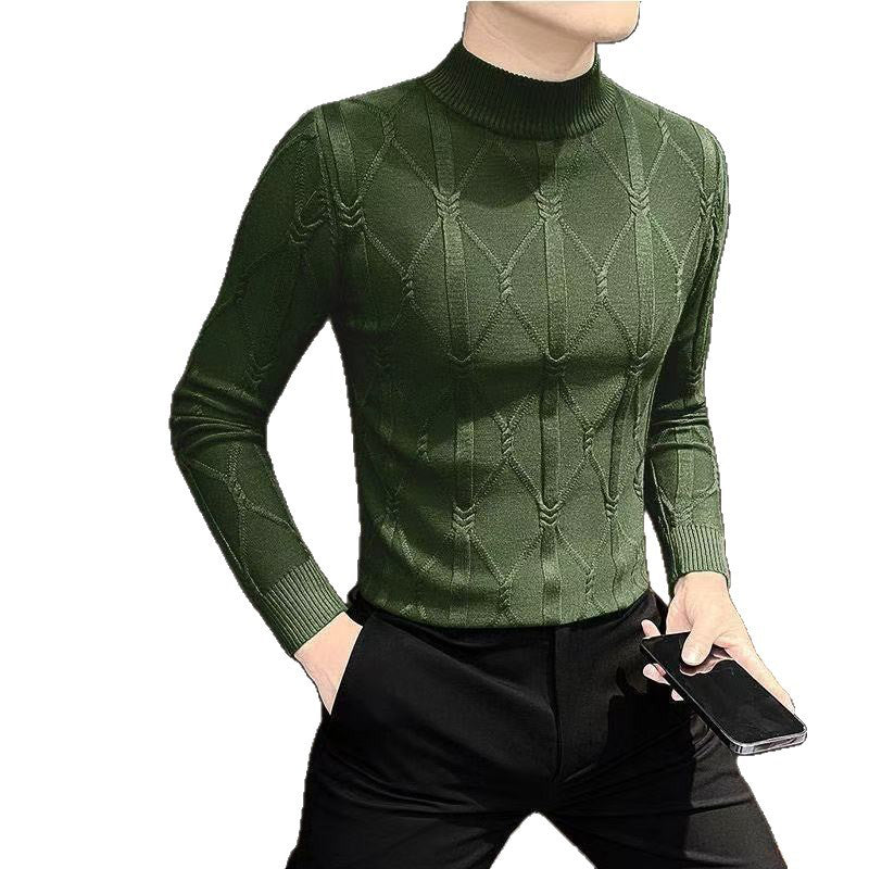 ❄️Winter New🔥Men's Thermal Comfortable Quilted Knit Sweater