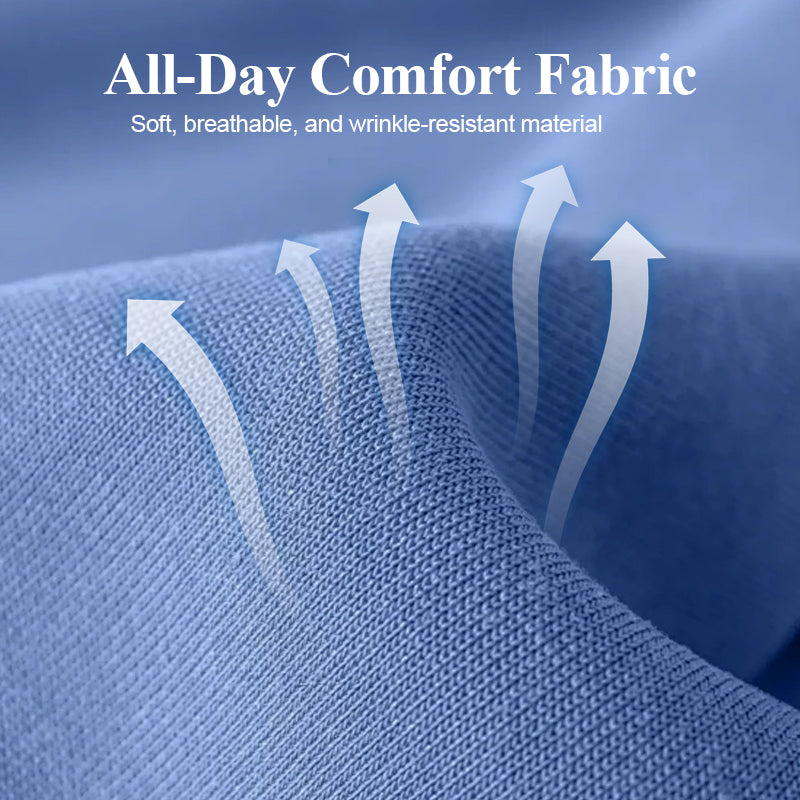 Men's Classic Long-Sleeve Button-Down Shirt