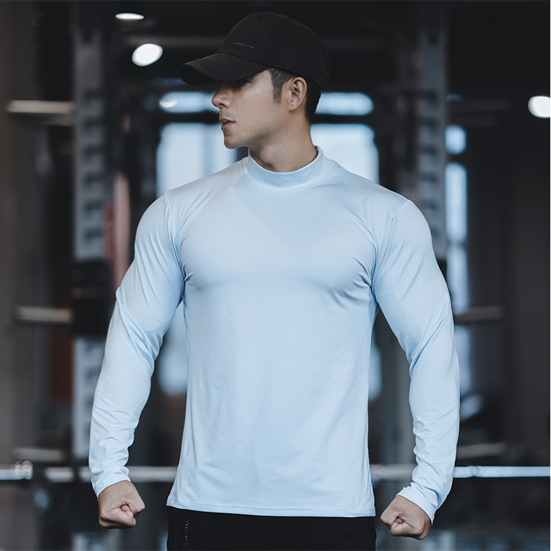 Men's Long Sleeve Quick-Dry Athletic Shirts