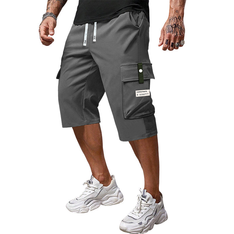⏳LAST DAY SALE 50% OFF !!📢Men's Casual Drawstring Capri Cargo Pants